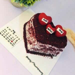 Chocolate Heart Romance Cake
