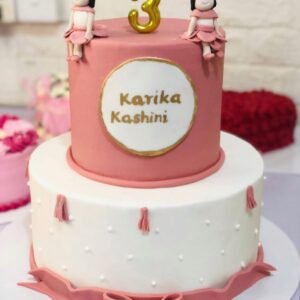 Pink Birthday Bloom Cake